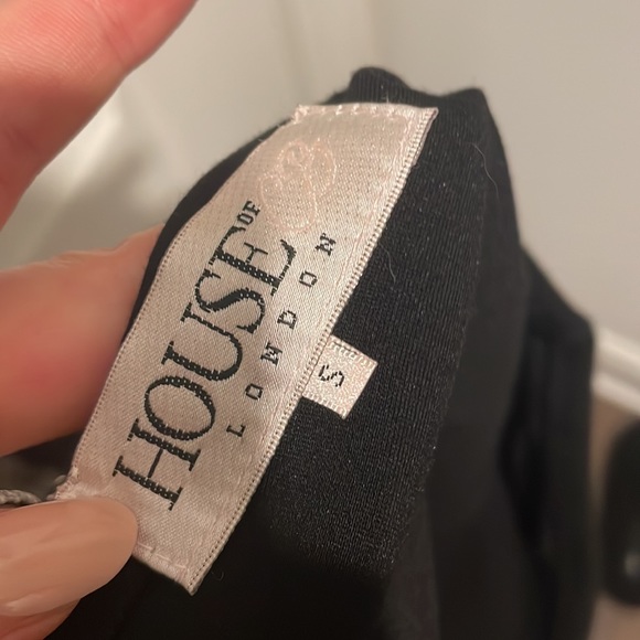 House of CB Black Lace Mini Dress with Undergarment. Size small, never worn. - Picture 6 of 6